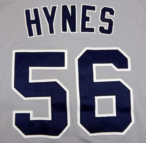 2013 San Diego Padres Colt Hynes 56 Oyun Kullanılmış Gri Forma - Oyun Kullanılmış MLB Formaları