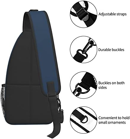 Naffker Desen Göğüs Çantası Seyahat Yürüyüş Sırt Çantası Moda asma sırt çantası Açık Spor Çanta Unisex omuzdan askili çanta