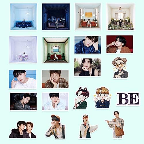 Kpop BTS Bangtan Boys Çıkartmalar 175 pcs Vinil Su Geçirmez Albümü Fotoğraf Etiket Paketi için Dizüstü Su Şişeleri telefon
