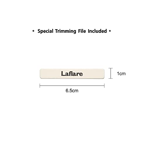 Laflare Jel Parlak Tırnak Şeritler, Kendinden Yapışkanlı Jel Tırnak Sanat Çıkartmaları Lehçe Çıkartmalar ile 20 Parça Çift-End