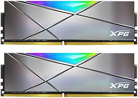 XPG DDR4 D55 RGB 32 GB (2x16 Gb) 3600 MHz PC4-28800 U-DIMM 288-Pins Masaüstü Bellek CL18-22-22 kiti Siyah (AX4U360016G18I-DB55)