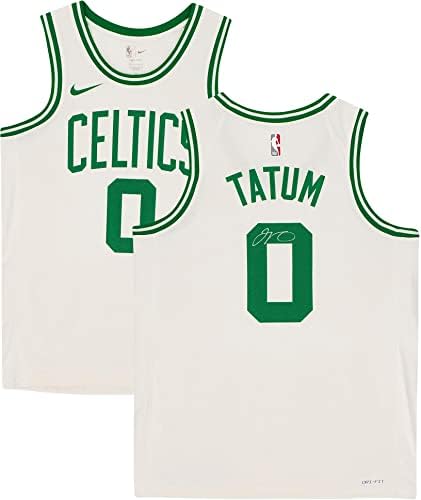 Jayson Tatum Boston Celtics İmzalı Beyaz 2020-2021 Nike Swingman Forması-İmzalı NBA Formaları