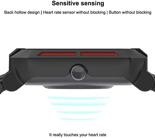 Lıngland Huami Amazfit Bip Lite Sürüm 1 S / Bip S akıllı saat TPU Koruyucu Kılıf, renk: Siyah + Kırmızı İzle elektronik saat
