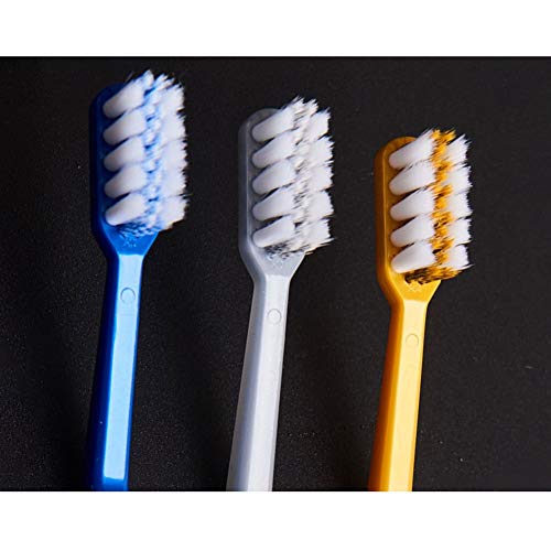 Manuel Diş Fırçası Diş Fırçası Orta Kıllar Manuel Diş Fırçaları ile Esneme Taraf Yetişkinler Çocuklar için 4 Paket Renk Değişebilir