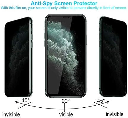 iPhone 11 Pro Max Ekran Koruyucu Temperli Cam,iPhone Xs Max Ekran Koruyucular,Gizlilik Anti-Spy için Tasarlandı [Vaka Dostu]