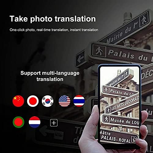 ZLDGYG SMDMM C-1 Bluetooth 5.0 Şarj Edilebilir Hızlı Bağlantı Mini Taşınabilir Ses Çoklu Dil Akıllı Çevirmen Yurtdışı İş Toplantısı