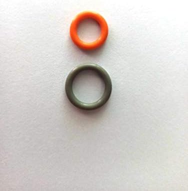 palart 1/4 ve 3/8 Basınçlı Yıkama Makinesi QD Renkli O-Ringler (1/4&3/8(25+25) 50 Paketi (Kırmızı + Gri), M22 Hızlı Bağlantı