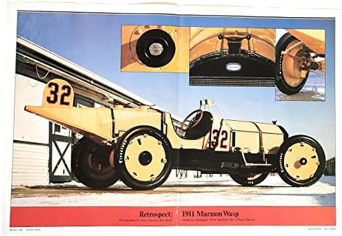 Dergi Baskısı Fotoğraf ve Makale: 1911 Marmon Wasp, Sahibi: Indy Hall of Fame Müzesi, 1982 Motor Trend Dave Emanuel'in Geriye