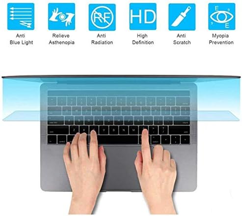 epolestar [2 + 1] paketi mavi ışık filtresi İle Uygulama Filmi için Laptop 15.6 inç 16:9 Geniş Ekran bilgisayar monitörü UV