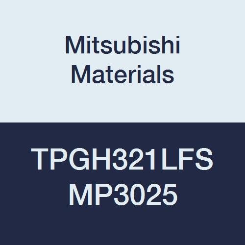 Mitsubishi Malzemeleri TPGH321LFS MP3025 TPGH Sermet TP Tipi Delikli Tornalama Ucu, Kaplamalı, Üçgen, Sınıf MP3025, 0.375 IC,