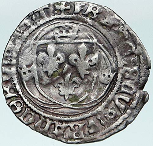 1515 FR 1515 AD FRANSA KRALI FRANCOİS I Fleur de Lis Çapraz Mezhep_in_description İyi Sertifikasız