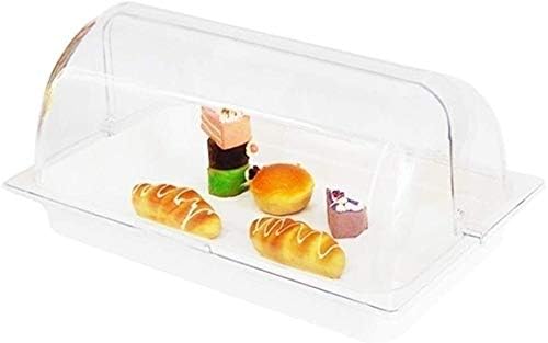 Kek Standı ile Çok Fonksiyonlu Servis Tabağı Restoran Ekmek Tepsisi, Yüksek Kapasiteli Ev Kullanımı Gıda Koruma Kapağı Plastik