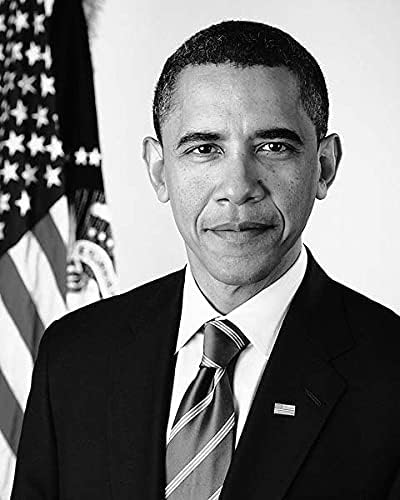 Resmi Başkanlık Portresi Barack Obama 8x10 Gümüş Halide Fotoğraf Baskısı