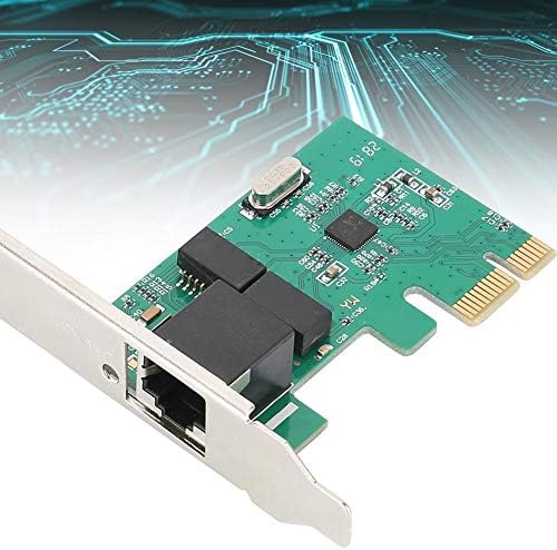 Wendry PCI-E Ağ Kartı,RTL 8111F 10/100/1000 Mbps PCI-E Gigabit Ethernet LAN Ağ Kartı,PCI Ekspres Kart, İyi Uyumluluk ile