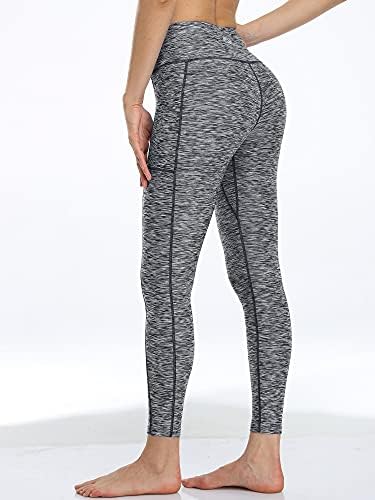 CADMUS Yoga Pantolon Kadınlar için Yüksek Belli Karın Kontrol Egzersiz Tayt ile Cepler