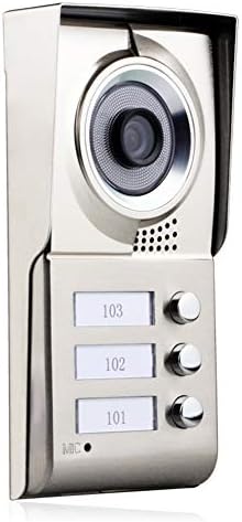 Video Kapı Zili, 7 inç 2/3 Daire LCD Su Geçirmez Kapı Telefonu İnterkom Sistemi,monitörler + IR-CUT HD 1000TVL Kamera ile düğme,