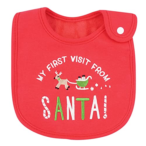 4 Adet Noel Önlüğü Bebek Yenidoğan Bebekler için Benim İlk Noel Önlüğü Setleri