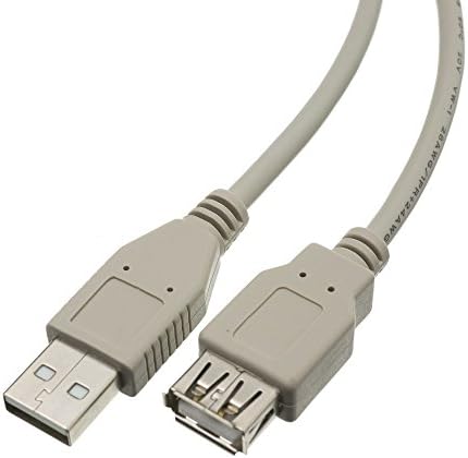 3 ayaklar USB 2.0 Uzatma Kablosu, Bej, Tip A Erkek / Tip A Dişi Fiş, Bir Erkek Bir Kadın Yüksek Hızlı USB Uzatma Kablosu, USB