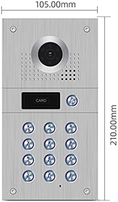 GANFANREN 960 P WiFi Kablolu Video Interkom Kamera ve Kod Tuş Takımı Kartları ıle Erişim Kontrol Sistemi Hareket Algılama Kayıt