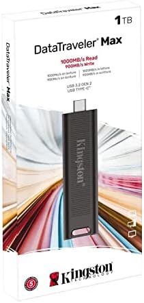 Kingston 1 TB DataTraveler Max USB 3.2 Gen 2 Tip-C Flash Sürücü (2'li Paket) Saklama Kutusu Paketi (3 Adet)