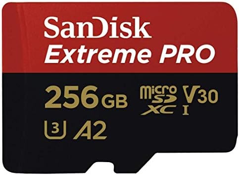 SanDisk 256 GB Extreme Pro Mikro SD Hafıza Kartı için GoPro Hero 10 Siyah Kamera Hero10 UHS - 1 U3 / V30 A2 4 K Sınıf 10 (SDSQXCZ-256G-GN6MA)