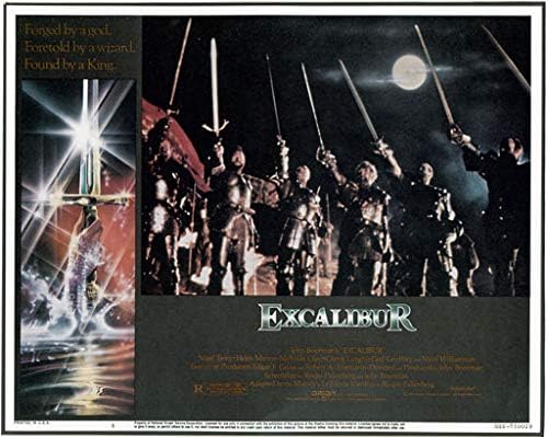 EXCALİBUR orijinal 1981 lobi kartı NİGEL TERRY 11x14 film afişi