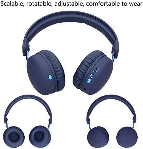 753 Katlanabilir Aşırı Kulak Kulaklıklar Kablosuz Mikrofon ile,Gürültü Iptal Aşırı Kulak Kulaklıklar Kablosuz Bluetooth Kulaklıklar