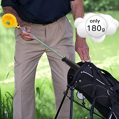 Proanko Golf Topu Retriever, Paslanmaz Teleskopik Uzatılabilir Golf Topu Retriever için Su w / Golf Topu Pick Up Retriever