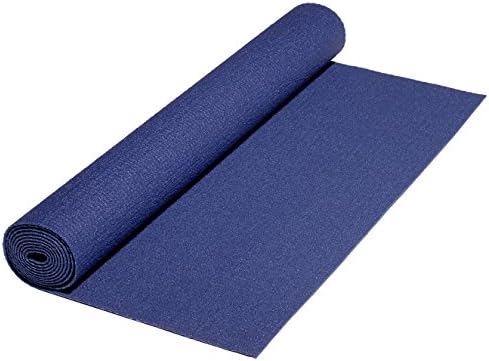 Bheka Deluxe Uzun Ömürlü Yoga Mat Koyu Mavi 108 İnç Uzunluğunda 24 İnç Genişliğinde