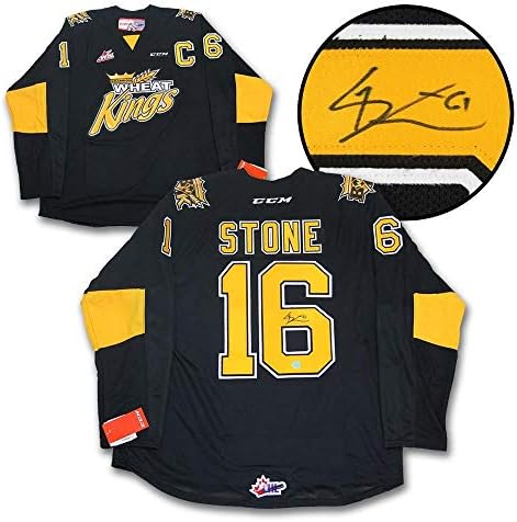 Mark Stone Brandon Wheat Kings İmzalı CHL Hokey Forması-İmzalı NHL Formaları