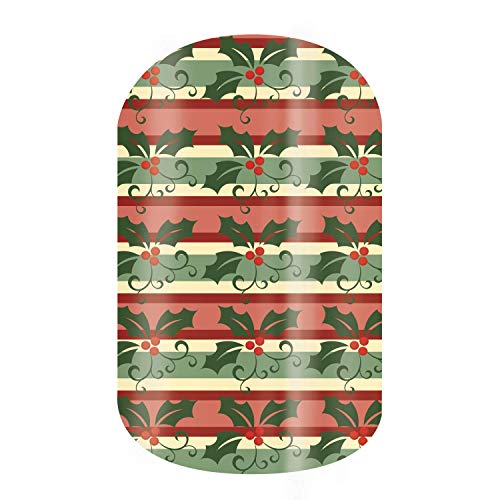 Noel, Hanuka ve Yeni Yıl Exclusives Jamberry Tırnak Sarar Tırnak Çıkartması Kış Mevsimsel Nail Art Etiketler (Tam Levha - 2