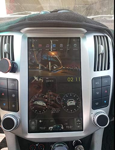 11.8 High End Octa çekirdek Araba DVD Oynatıcı 1280x800 Tesla Tarzı Dikey Ekran Stereo GPS Navigasyon DVD Lexus için RX300