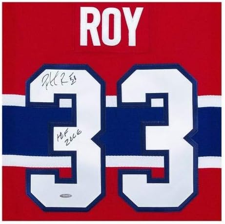 Patrick Roy İmzalı 1993 Montreal Canadiens Forması HOF 2006 Canadiens UDA İmzalı NHL Formaları