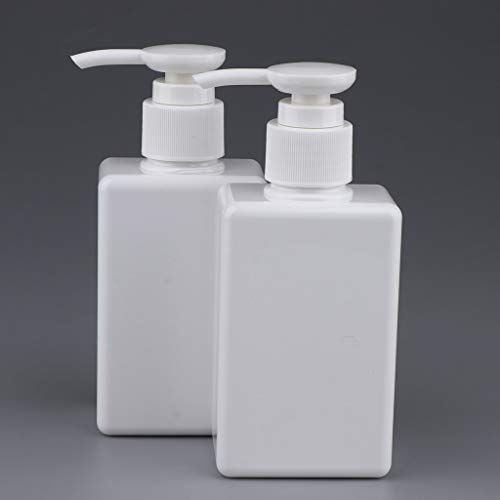 Harilla 6x150 ml Pompa Şişesi Boş Şampuan Losyon Şişesi-Şeffaf + Beyaz