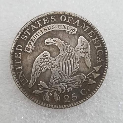 MOMOKY Kopya 1828 Liberty & Kartal Amerika 25 Cent Sikke-Antik Gümüş Dolar Morgan Sikke Koleksiyonu ABD Gümüş Sikke Çoğaltma