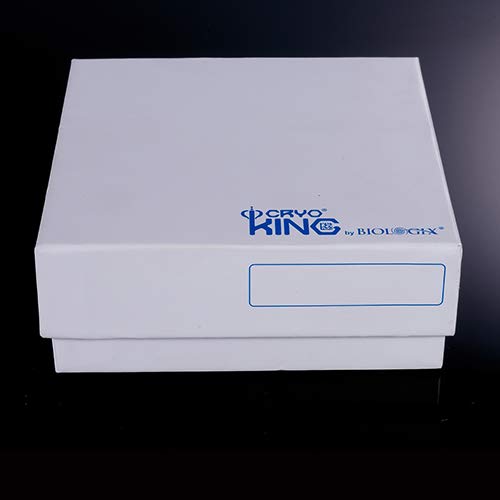 Amizona Scientific Premium Karton Dondurucu Kutusu-Üstün Kaplamalı 3 Kutu-Beyaz, 81 Kuyu