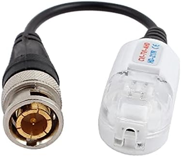 X-DREE 4 adet UTP Bükülmüş CVI TVI AHD Pasif HD Video Balun Telsiz CCTV Sistemi için Beyaz (sistema CCTV başına Ricetrasmettitore