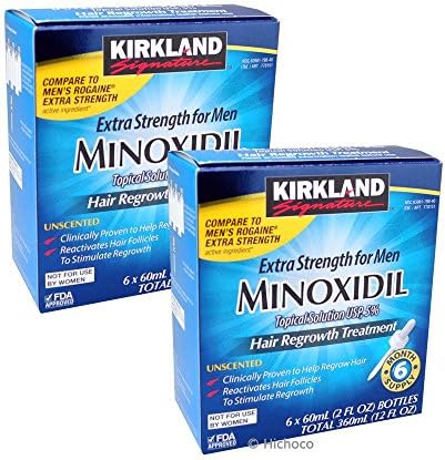 Kirkland Minoxidil %5 Ekstra Güç Erkek Saç Büyütme 12 Ay (1 Yıl) Tedarik
