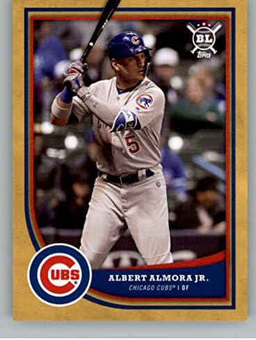2018 Topps Büyük Lig Beyzbol Altın 393 Albert Almora Jr. Chicago Cubs MLB Ticaret Kartı