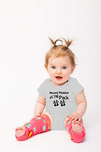 Paketin En Yeni Üyesi-Kardeşlerimin Pençeleri Var-Komik Sevimli Bebek Erkek Kız Romper, Tek Parça Bodysuit-Funnwear tarafından