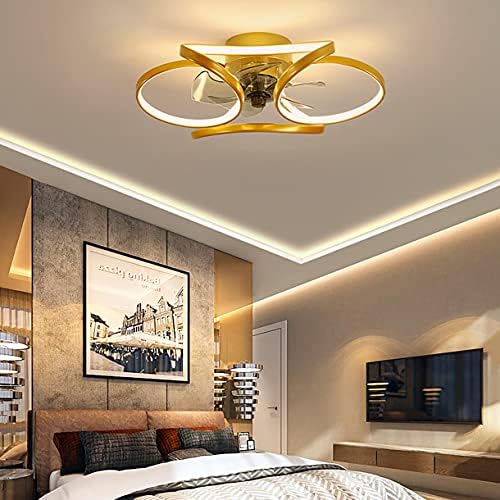 ATEEZ tavan vantilatörleri için ışıkları ile yatak odası fan ışık Tavan uzaktan kumanda ile 3 Hız tavan vantilatörleri ile