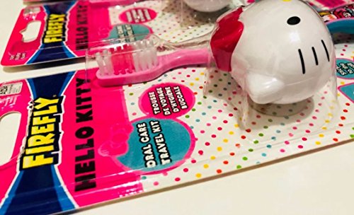 Seyahat Kapağı ve vantuzlu Hello Kitty Çocuk Diş Fırçası-2 paket