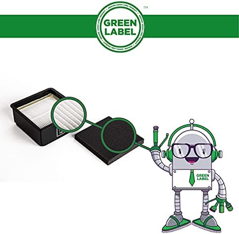 Dik Elektrikli Süpürgeler için Dirt Devil F66 HEPA ve Köpük Filtre Kiti için Yeşil Etiket Markası (304708001 ile karşılaştırır)
