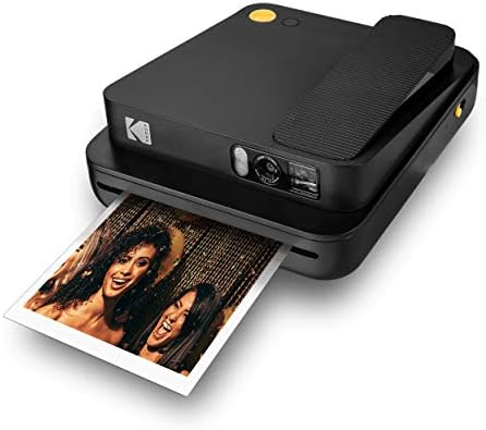 3,5 x 4,25 Zink Fotoğraf Kağıdı için KODAK Smile Classic Dijital Fotoğraf Makinesi-Bluetooth, 16 MP Fotoğraflar (Siyah)