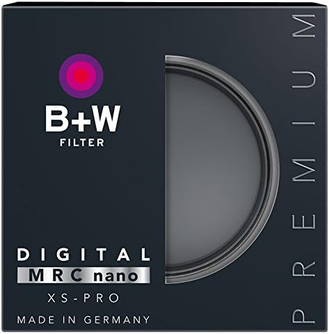B + W 49mm 1.8-64x Çok Dayanıklı Kaplama Nano Kamera Lens Filtresi, Gri (66-1089221)