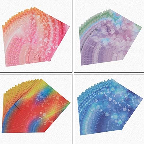 60 Sheets / Paketi Renkli Renkli Origami Kağıt Vinçler DIY El Yapımı Katlanır Scrapbooking El Sanatları, Rüya
