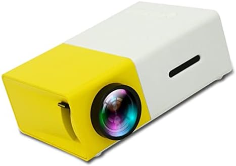 HYYYYH Projektör Tripod Standı Ev Sineması LED Taşınabilir Projektör El Multimedya Ofis Yüksek Çözünürlüklü 1080 P Projektör