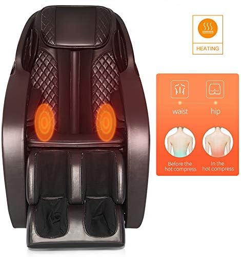 SGorrı Masaj Koltuğu, Sıfır Yerçekimi ve Bluetooth ile Shiatsu Recliner, LED, kalça ısıtma, ayak masajı ve Tüm Aile için Hava