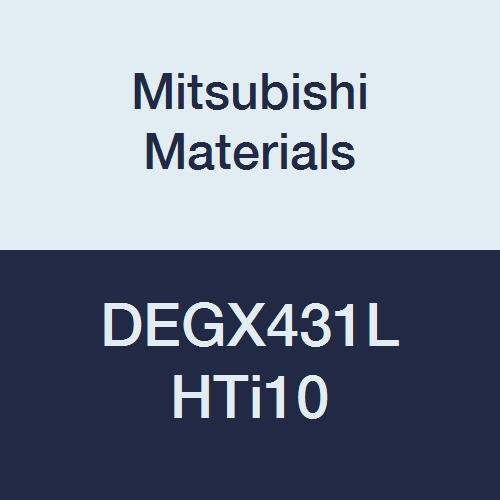 Mitsubishi Malzemeleri DEGX431L HTi10 DEGX Karbür DE Tipi Delikli Pozitif Tornalama Ucu, Kaplanmamış, Eşkenar Dörtgen 55°,