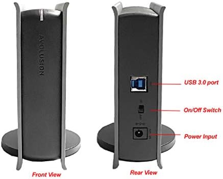 Avolusion PRO-5X Serisi 4 TB USB 3.0 Harici Oyun Sabit Disk PS4 için Çalışır Orijinal, İnce ve Pro (Gri)